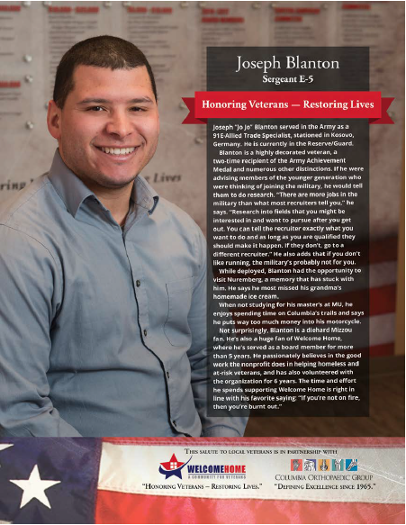 Read more about the article “Salute to Local Veterans” featuring Joseph Blanton