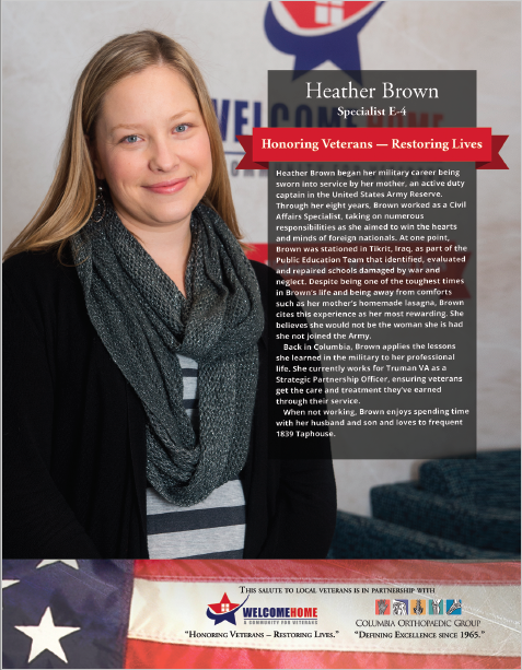 Read more about the article “Salute to Local Veterans” featuring Heather Brown