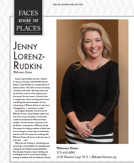 Read more about the article “Faces Behind Welcome Home” featuring Jenny Lorenz-Rudkin