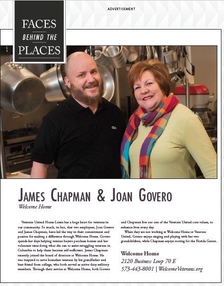 Read more about the article “Faces Behind Welcome Home” featuring James Chapman & Joan Govero