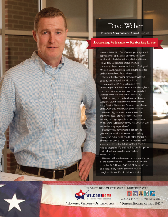 Read more about the article “Salute To Local Veterans” Featuring Dave Weber